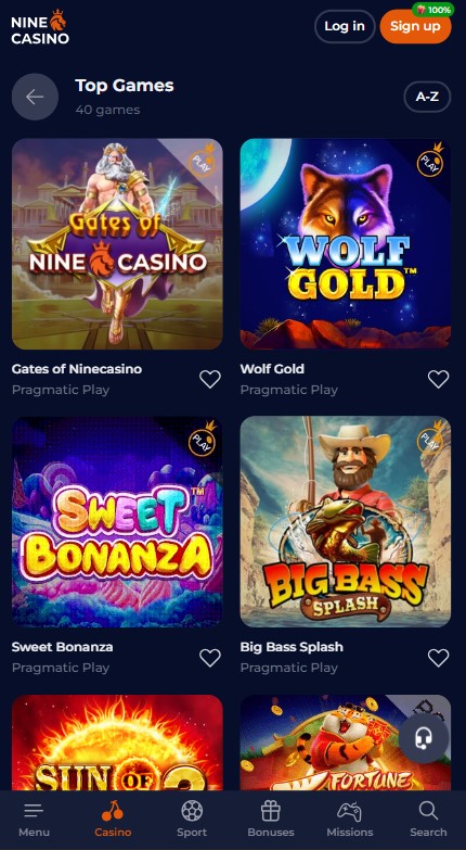 Nine Casino Games