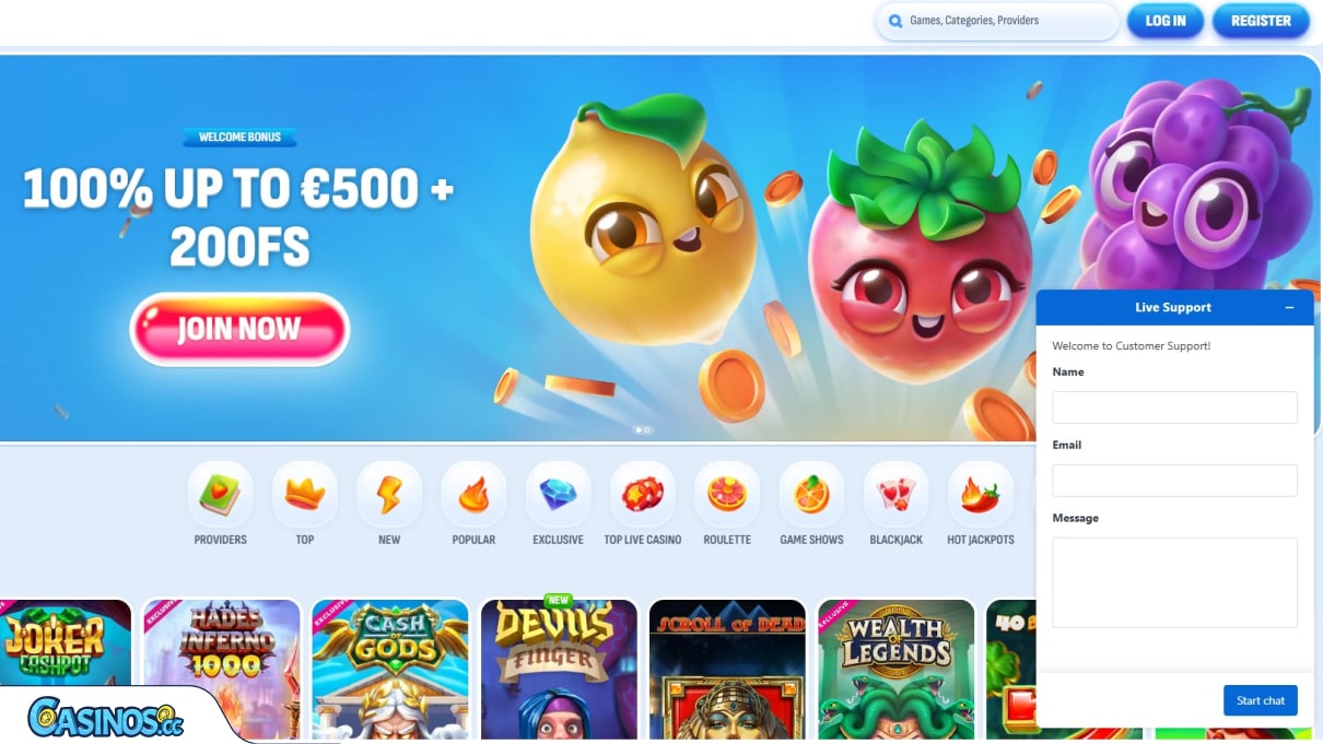Nomini casino Support