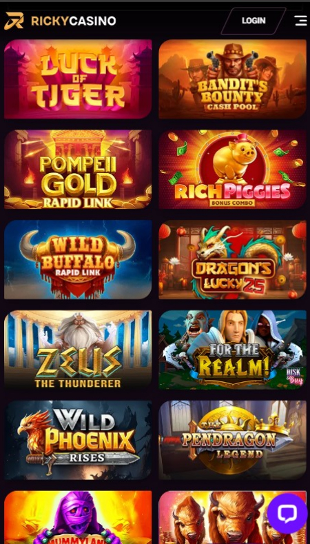 Ricky Casino Games