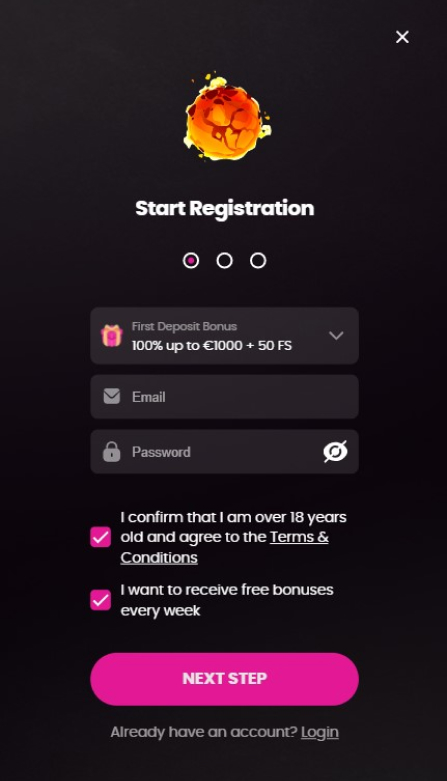 Spinaro Casino Sign Up