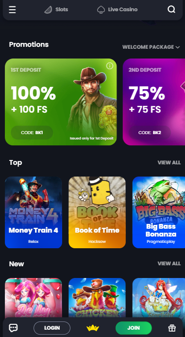 BitKingz Casino Lobby