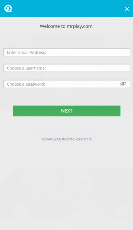 Mr.Play Casino Sign Up