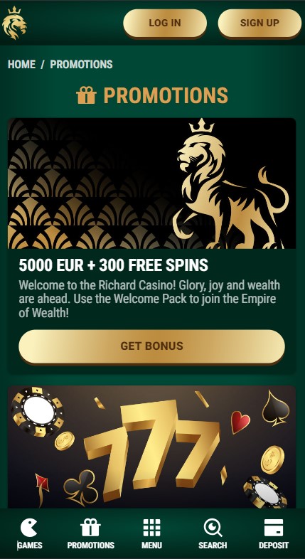 Richard Casino Promotions