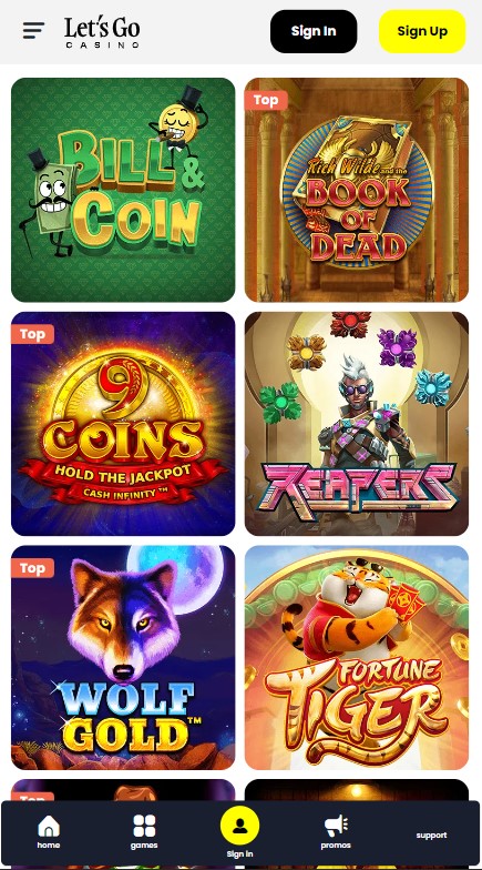 Let'sGo Casino Games