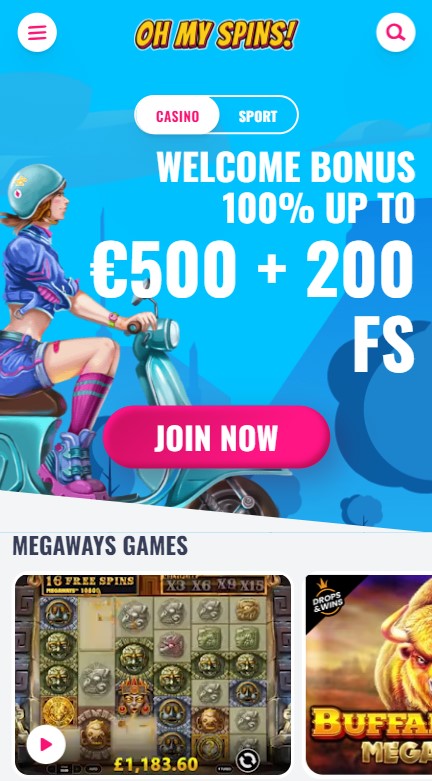 OhMySpins Casino Review