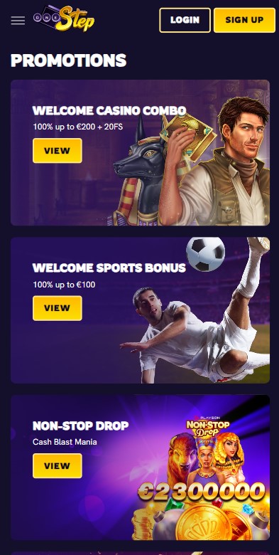 OneStep Casino Promotions