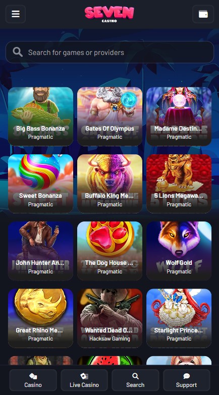Seven Casino Games