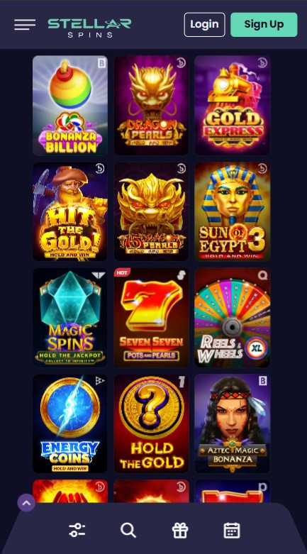 Stellar Spins Casino Games