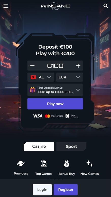Winsane Casino Review