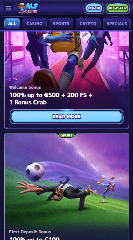 Alf Casino Bonuses