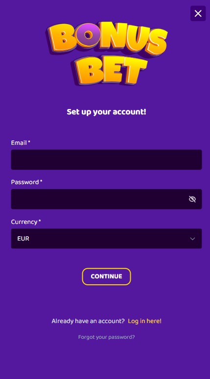 BonusBet Casino Sign Up