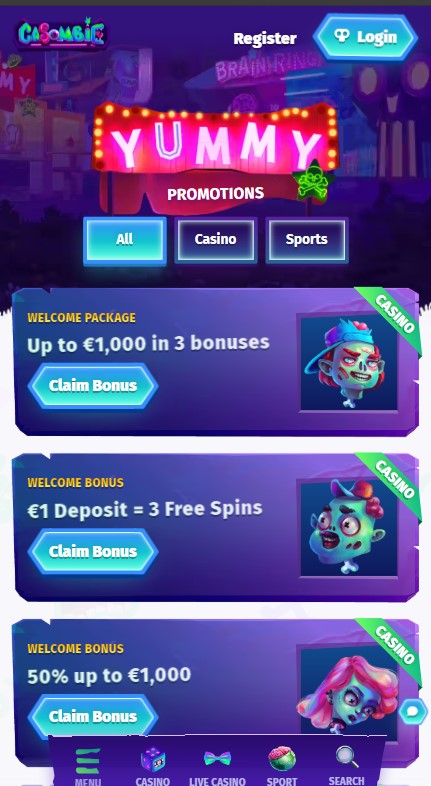 Casombie Casino Promotions