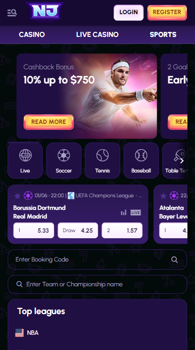 NovaJackpot Casino Sport