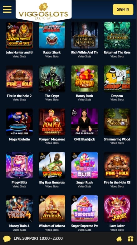 Viggoslots Casino Games