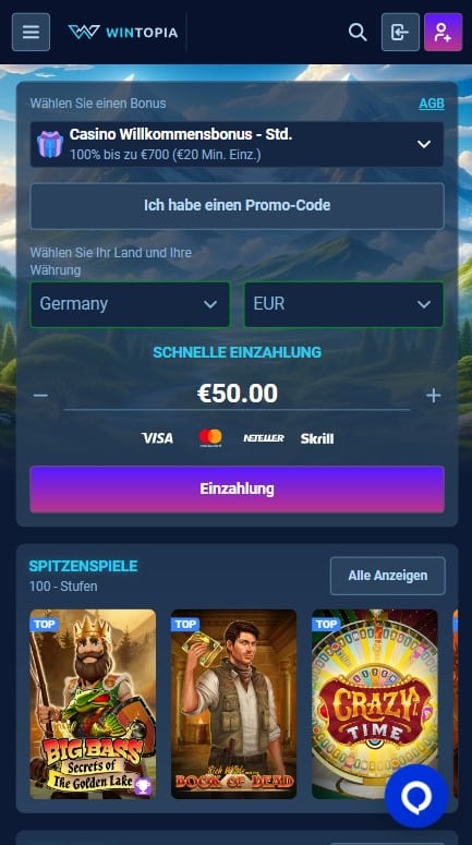 Wintopia Casino Review