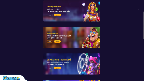 FGFox Casino Bonuses