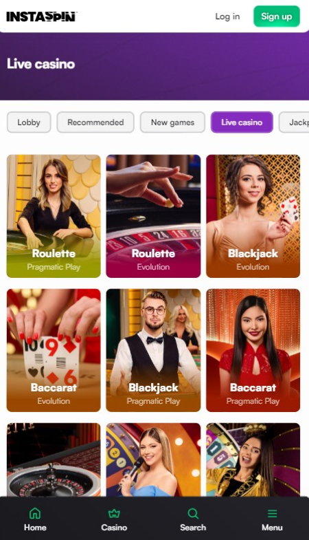 Instaspin Live Casino