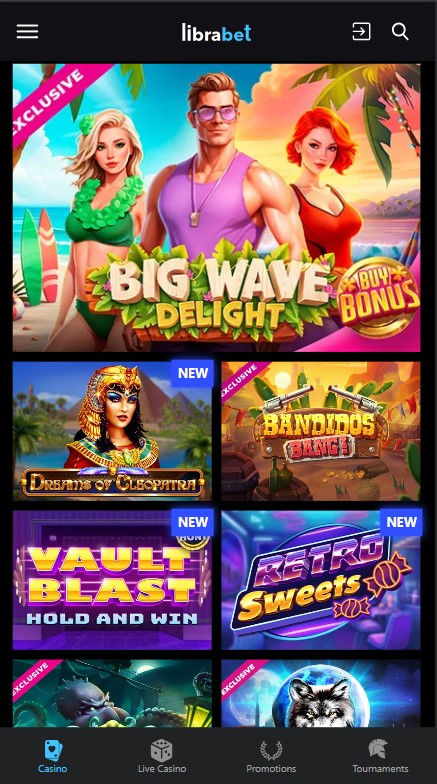 Librabet Casino Games