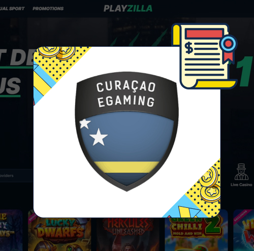 PlayZilla Casino’s License