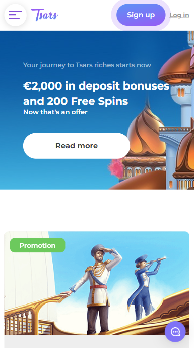 Tsars Casino Promotions