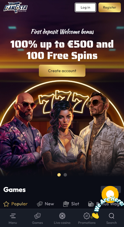 Gangsta Casino Lobby