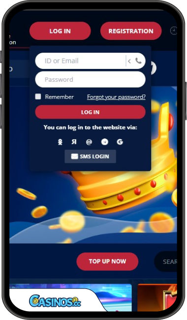 SpinBetter Casino Login from Mobile