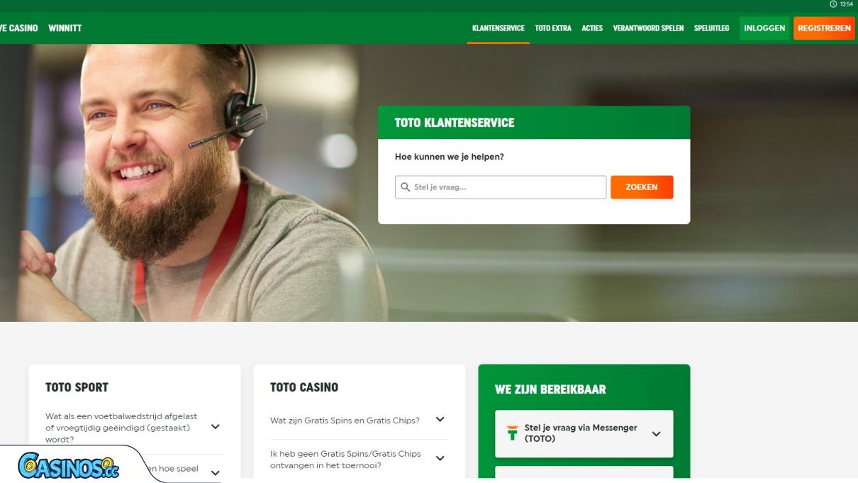 Toto casino customer support get in touch
