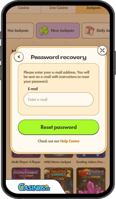 Vinyl Casino Login from Mobile