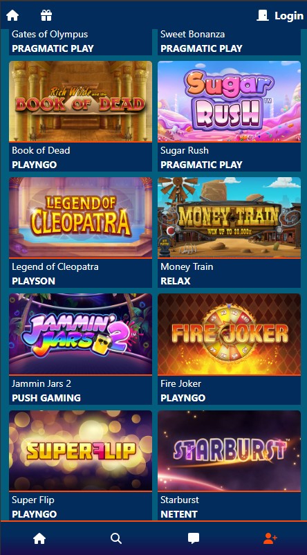 Bof Casino Games