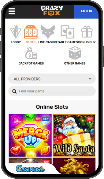 Crazy Fox Casino Mobile App