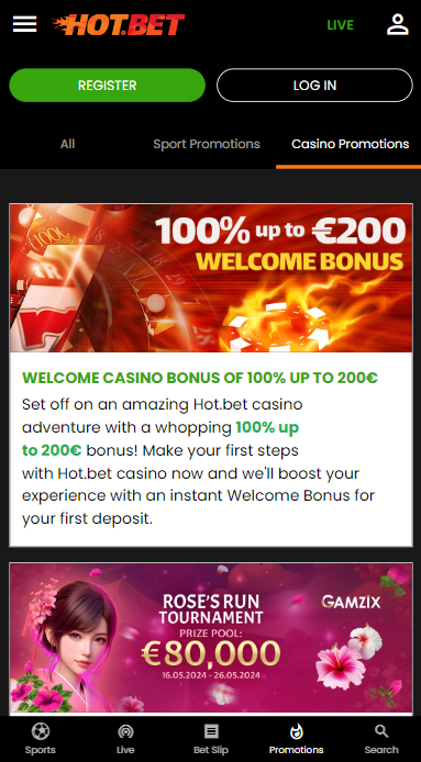 Hot.Bet Casino Promotions