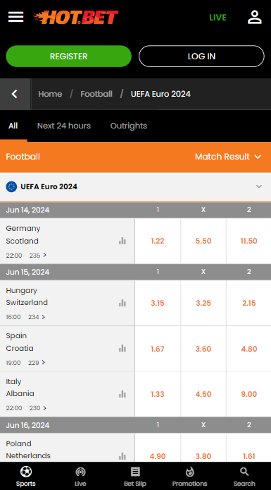 Hot.Bet Casino Sports