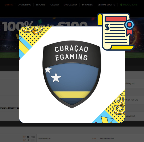 Hot.Bet Casino's License