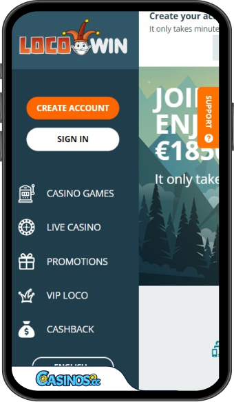 Locowin Casino Mobile App
