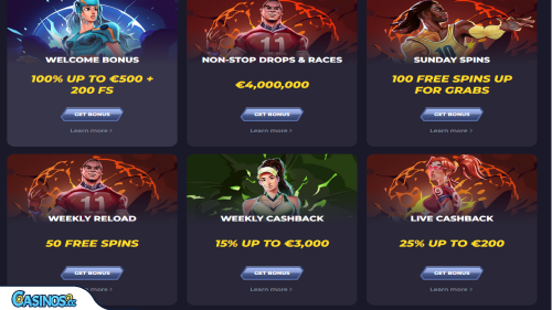 Powbet Casino Bonuses