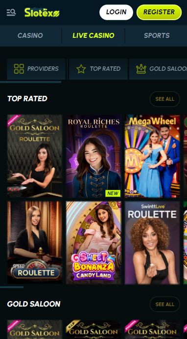 Slotexo Live Casino