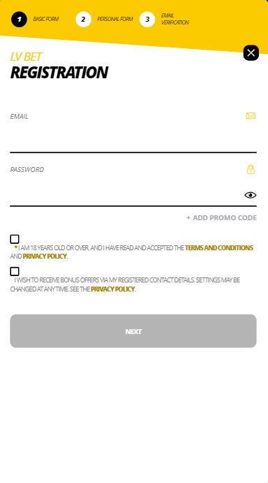 LVBet Casino Sign up
