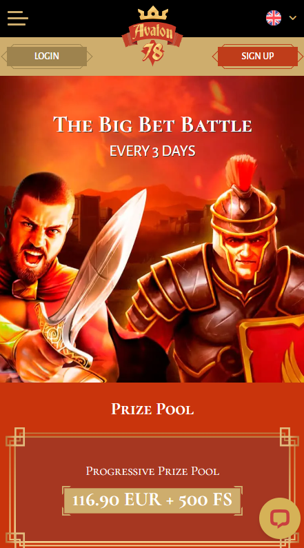 Avalon78 Casino Tournaments