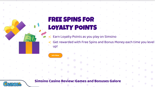Simsino Casino Loyalität