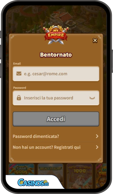 Accesso a Il My Empire