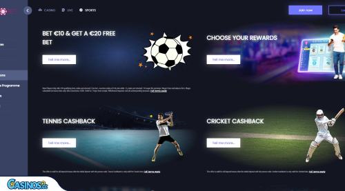 CaspBet casino Bonuses