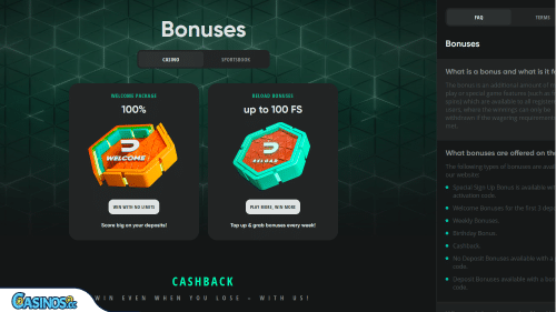 Drip Casino Bonuses