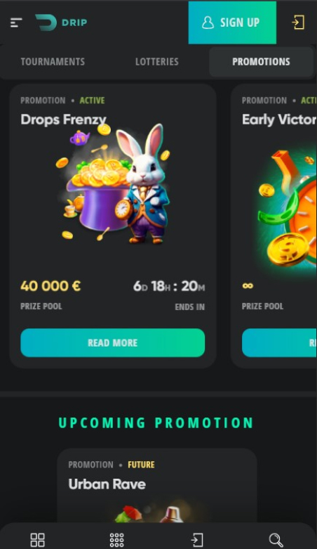 Drip Casino Promotions