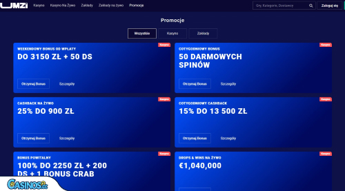 Frumzi Casino Bonusy