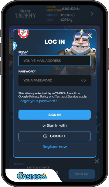 Loki Casino Login from Mobile