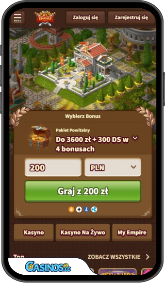My Empire Kasyno mobilna aplikacja