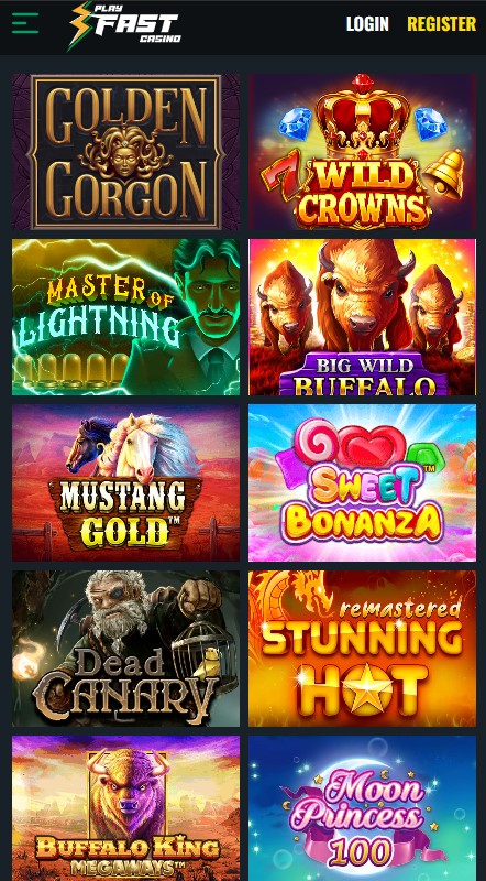 PlayFast Casino Games
