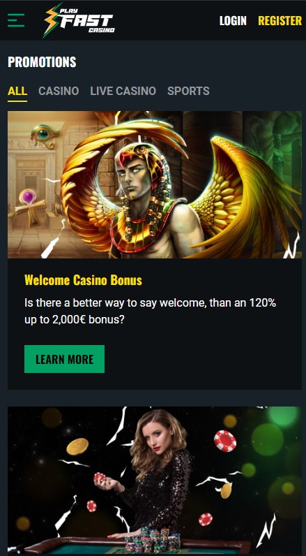 PlayFast Casino Promotions