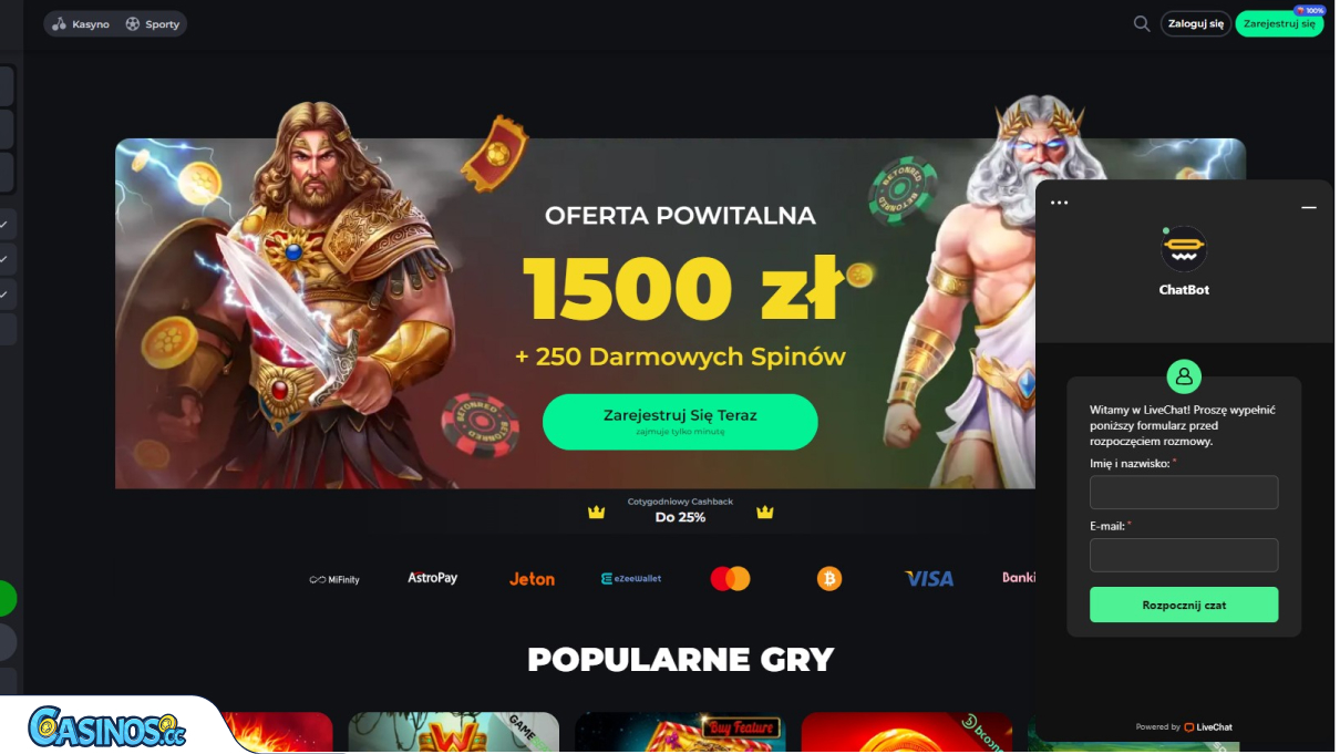 Pomoc techniczna w Kasynie BetOnRed