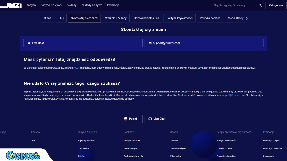 Pomoc techniczna w Kasynie Frumzi